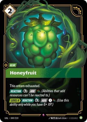 SJF Honeyfruit - Unleashed (UNL) Foil