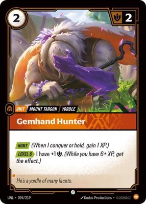 SJF Gemhand Hunter - Unleashed (UNL)