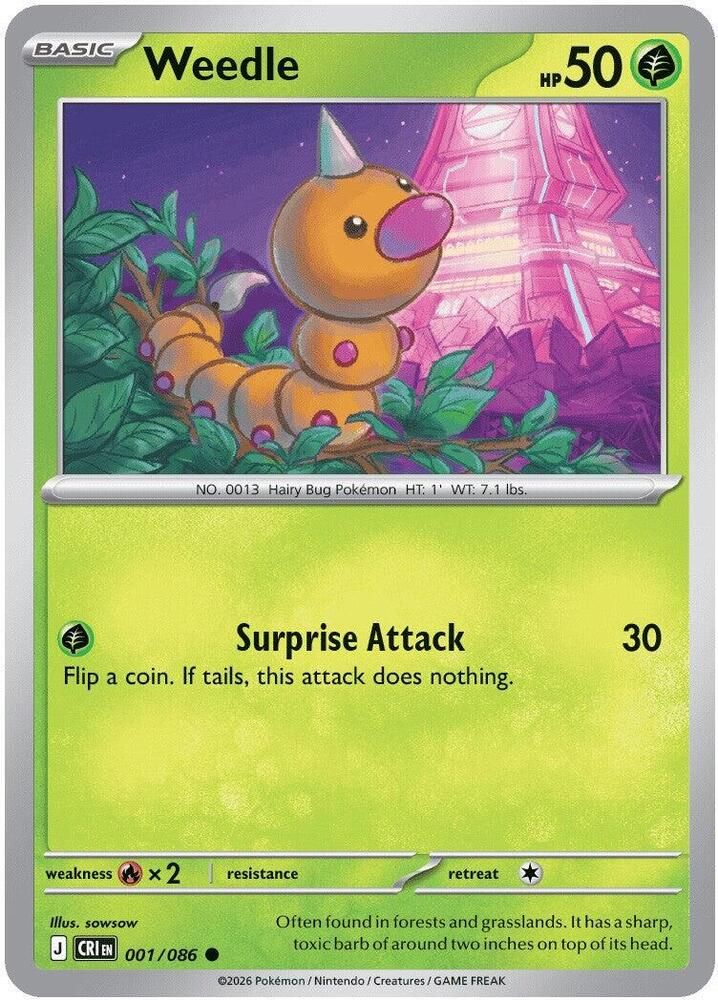 SJF Weedle - ME04: Chaos Rising (CRI)