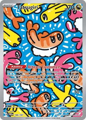 SJF Tatsugiri - 186/167 - SV06: Twilight Masquerade (TWM) *Espanol*