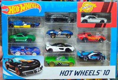 SJ1 Hot Wheels Set de 10