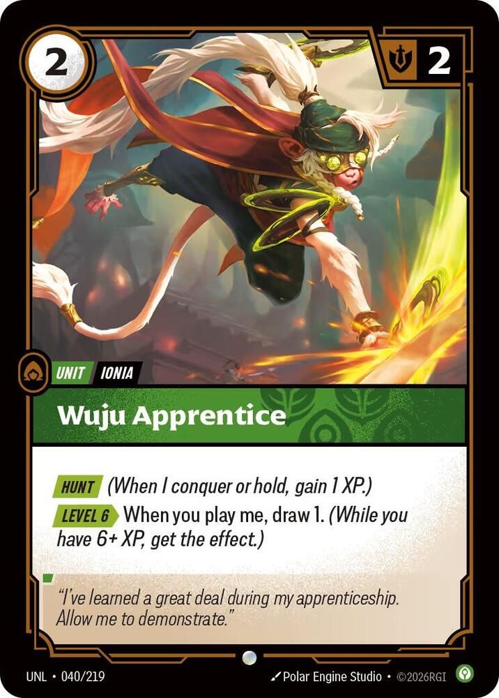 SJF Wuju Apprentice - Unleashed (UNL)