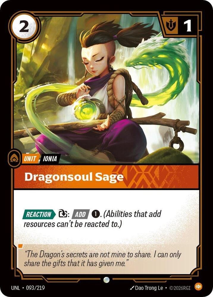 SJF Dragonsoul Sage - Unleashed (UNL)