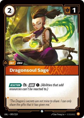 SJF Dragonsoul Sage - Unleashed (UNL)