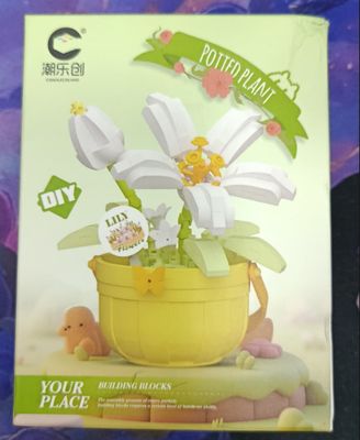 KM Flores con Maceta Mini bloques