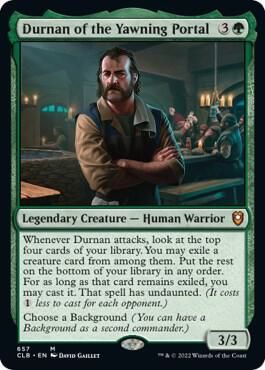SJF Durnan of the Yawning Portal - Commander Legends: Battle for Baldur's Gate (CLB) Foil