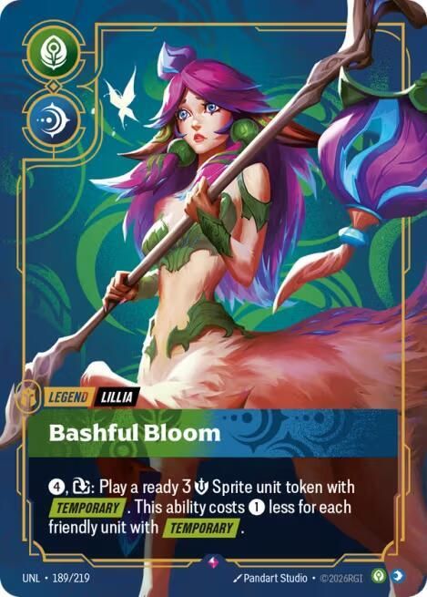 SJF Lillia - Bashful Bloom - Unleashed (UNL) Foil