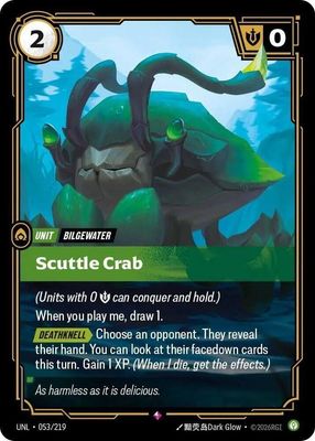 SJF Scuttle Crab - Unleashed (UNL) Foil