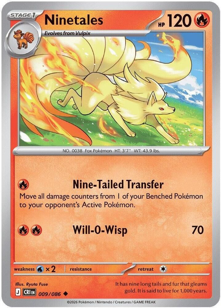 SJF Ninetales - ME04: Chaos Rising (CRI)
