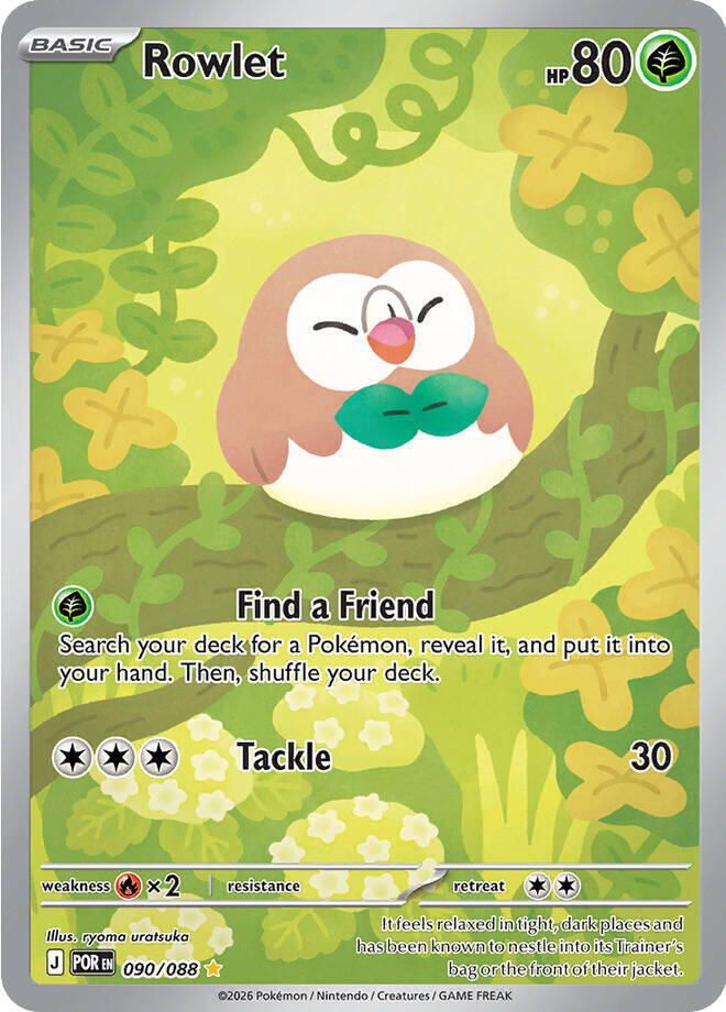 SJF Rowlet - 090/088 - ME03: Perfect Order (POR)