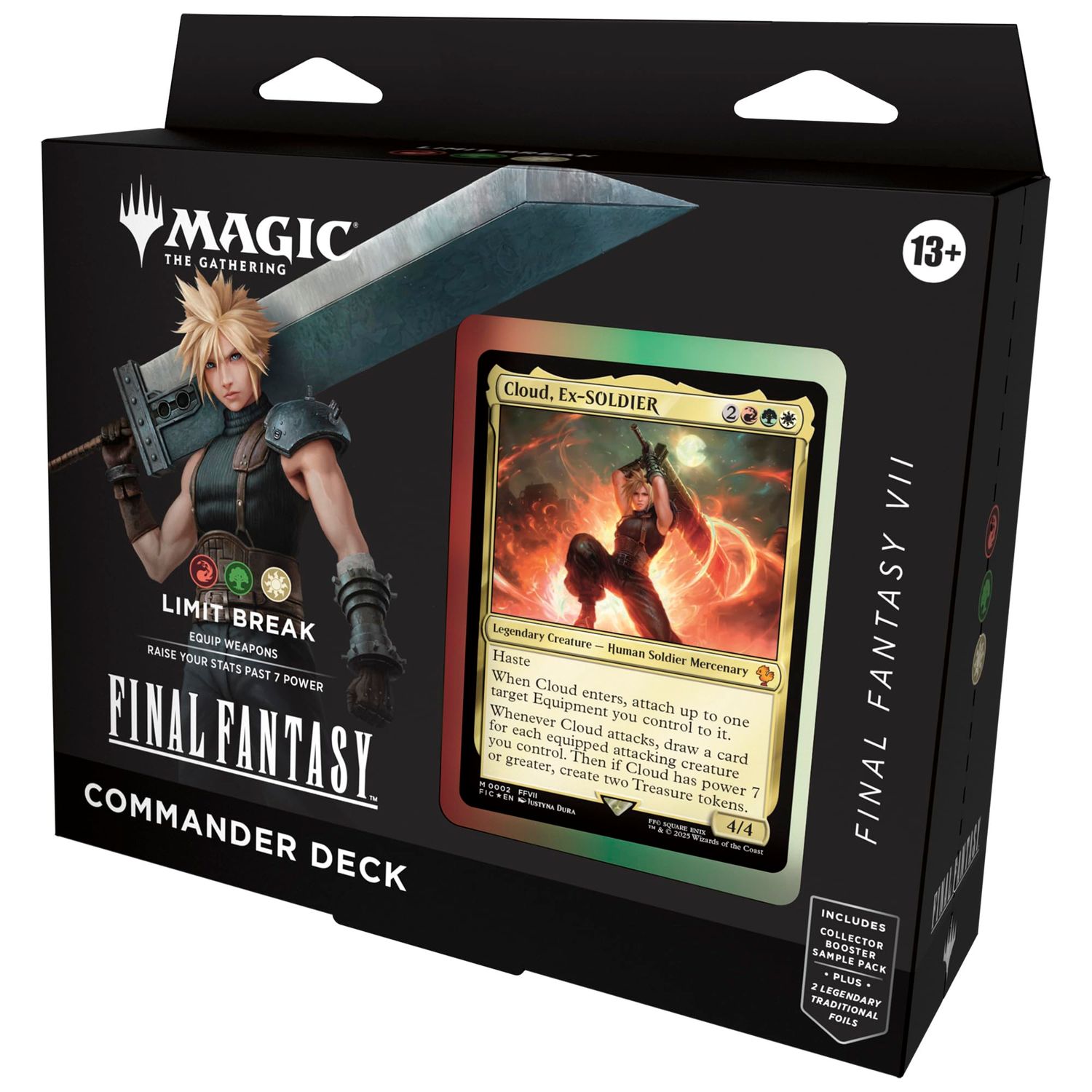 SJF Limit Break Commander Deck Final Fantasy Magic The Gathering Nuevo Cloud