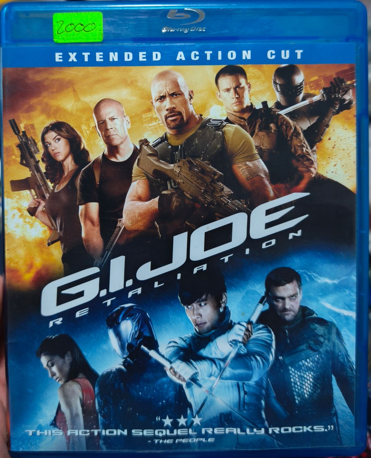 SH1 GI Joe Retaliation Blu Ray Original Usado Completo Español Ingles