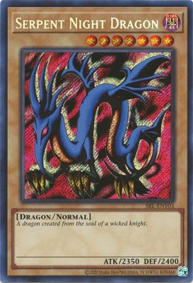 SJF Serpent Night Dragon - Spell Ruler (25th Anniversary Edition) (SRL-EN) Secret Rare
