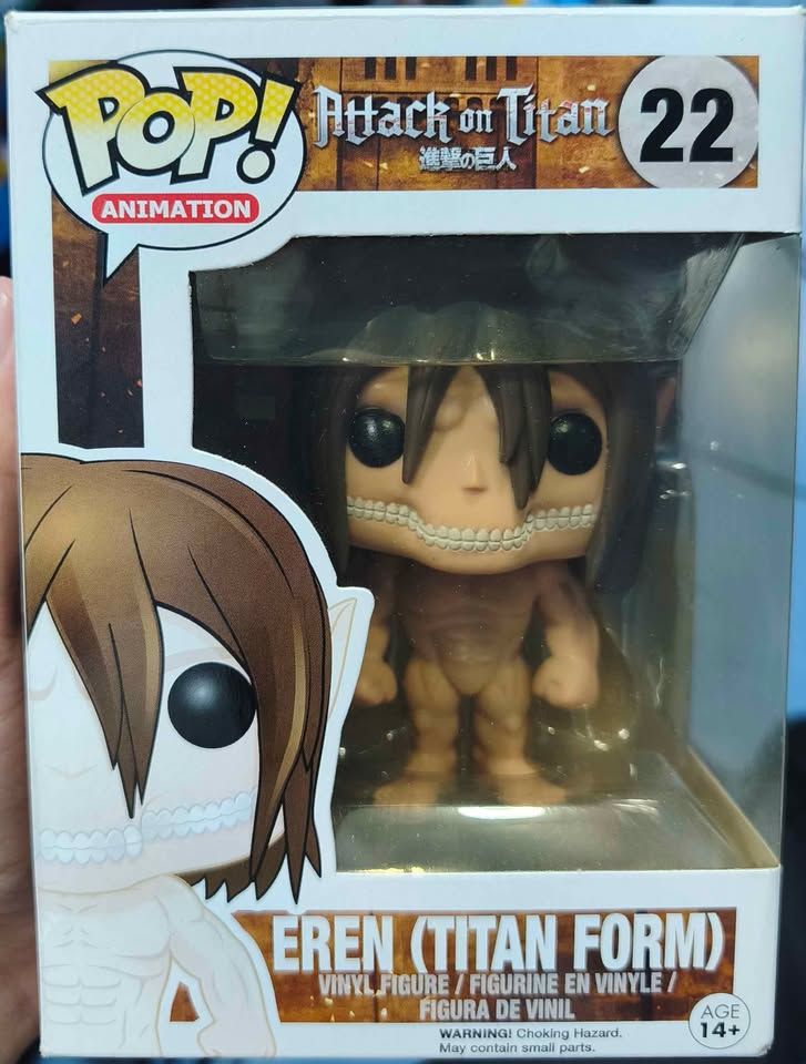 SJF Eren Titan Form Figura Funko Pop 22 Attack on Titan Anime