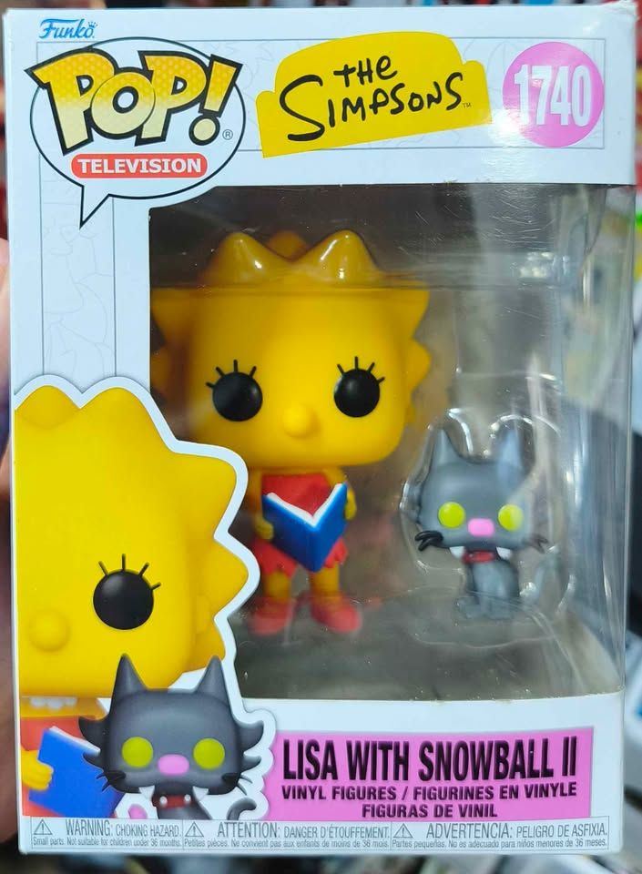 SJ3 Lisa With Snowball II Figura Funko Pop Simpsons