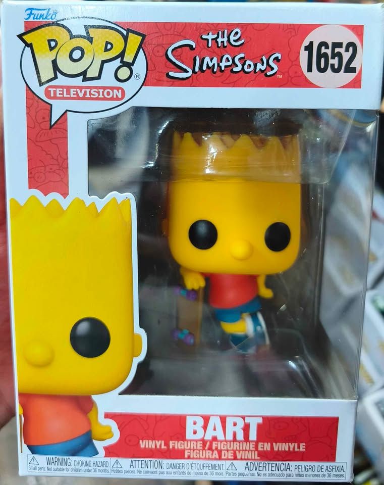 SJ3 Bart Figura Funko Pop 1652 Simpsons