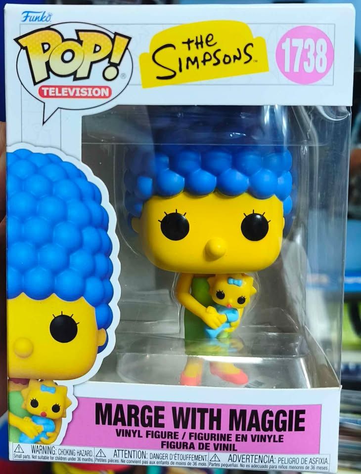 SJ3 Marge With Maggie Figura Funko Pop 1738 Simpsons