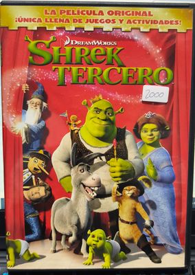 SH1 Shrek Tercero DVD Original Usado Completo Español