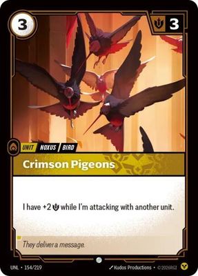 SJF Crimson Pigeons - Unleashed (UNL)