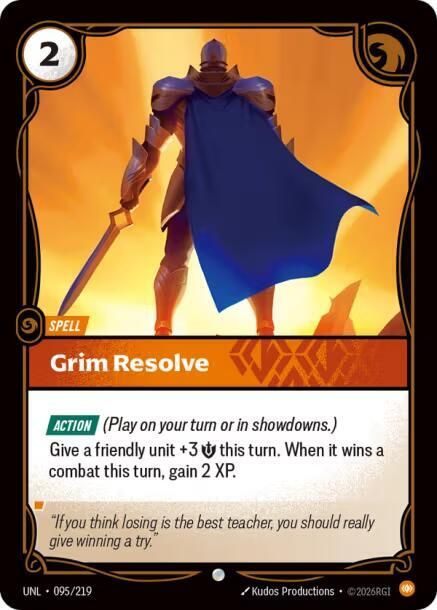 SJF Grim Resolve - Unleashed (UNL)