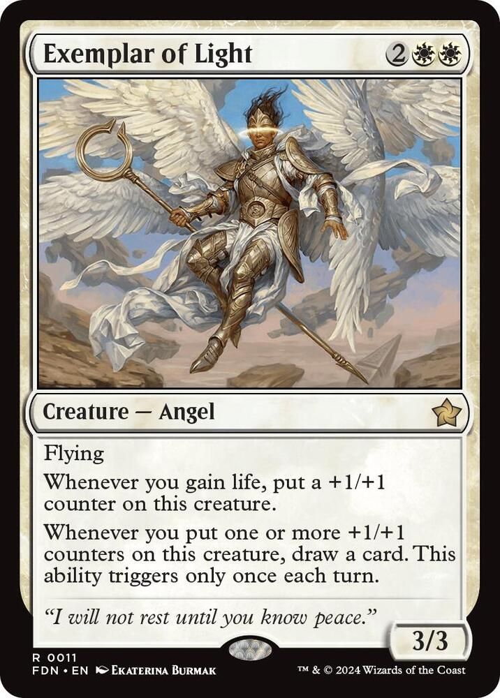 SJF Exemplar of Light (0011) - Foundations (FDN) Foil