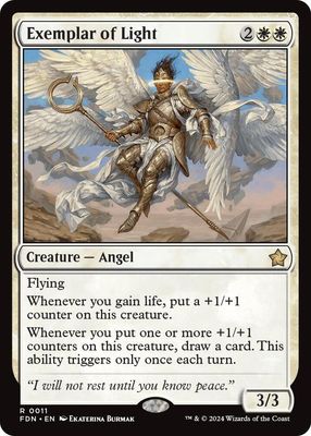 SJF Exemplar of Light (0011) - Foundations (FDN) Foil