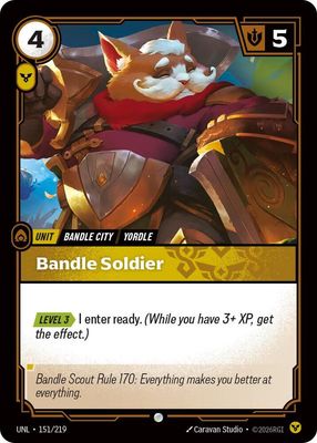 SJF Bandle Soldier - Unleashed (UNL) Foil
