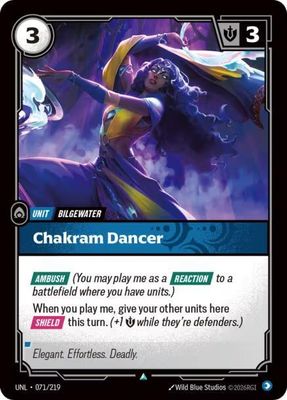 SJF Chakram Dancer - Unleashed (UNL)