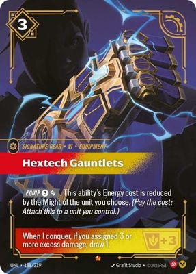 SJF Hextech Gauntlets - Unleashed (UNL) Foil