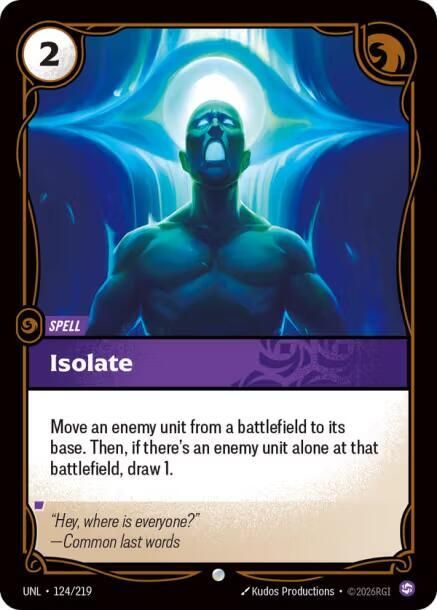SJF Isolate - Unleashed (UNL)