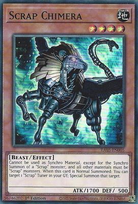 SJF Scrap Chimera - Rarity Collection 5 (RA05) Super Rare