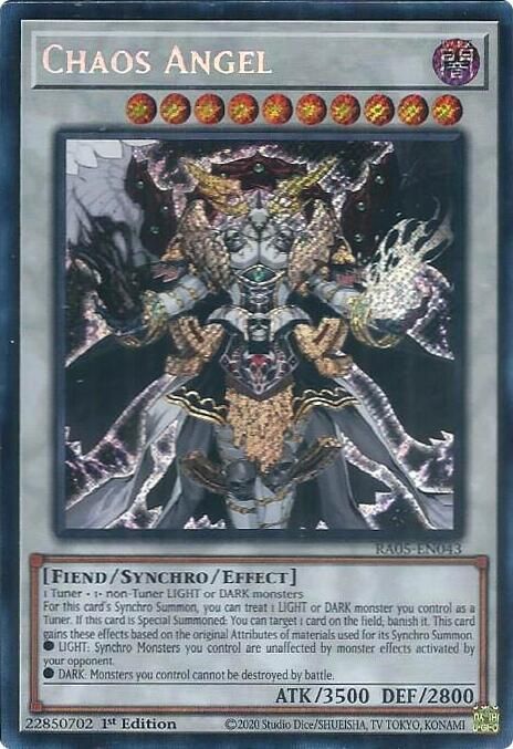 SJF Chaos Angel (Secret Rare) - Rarity Collection 5 (RA05)
