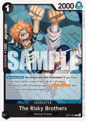 SJF The Risky Brothers - Adventure on Kami's Island (OP15-EB04)