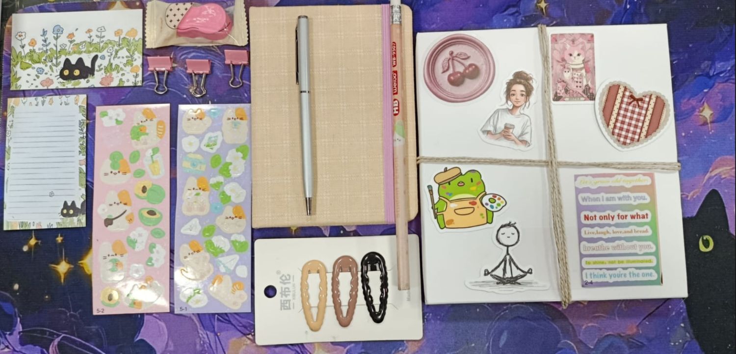 KM Paquete para regalar 1 Bundle Kawaii Rosado