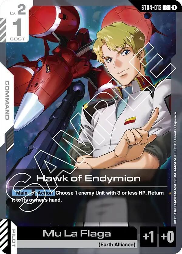 SJF Hawk of Endymion - Starter Deck 04: SEED Strike (ST04)