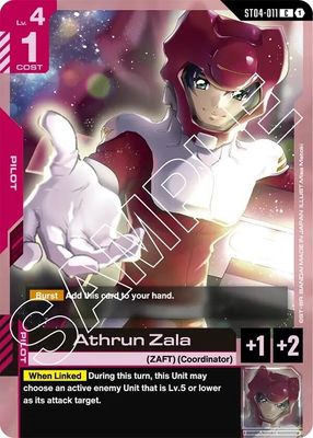 SJF Athrun Zala - Starter Deck 04: SEED Strike (ST04) Starter Deck 04: SEED Strike