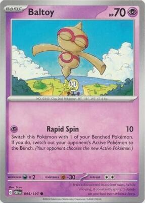 SJF Baltoy - 094/197 - Common Obsidian Flames Singles