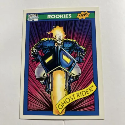 SJF 1990 Impel Marvel Comics Rookies Series 1 Card - GHOST RIDER #82 Free Shipping