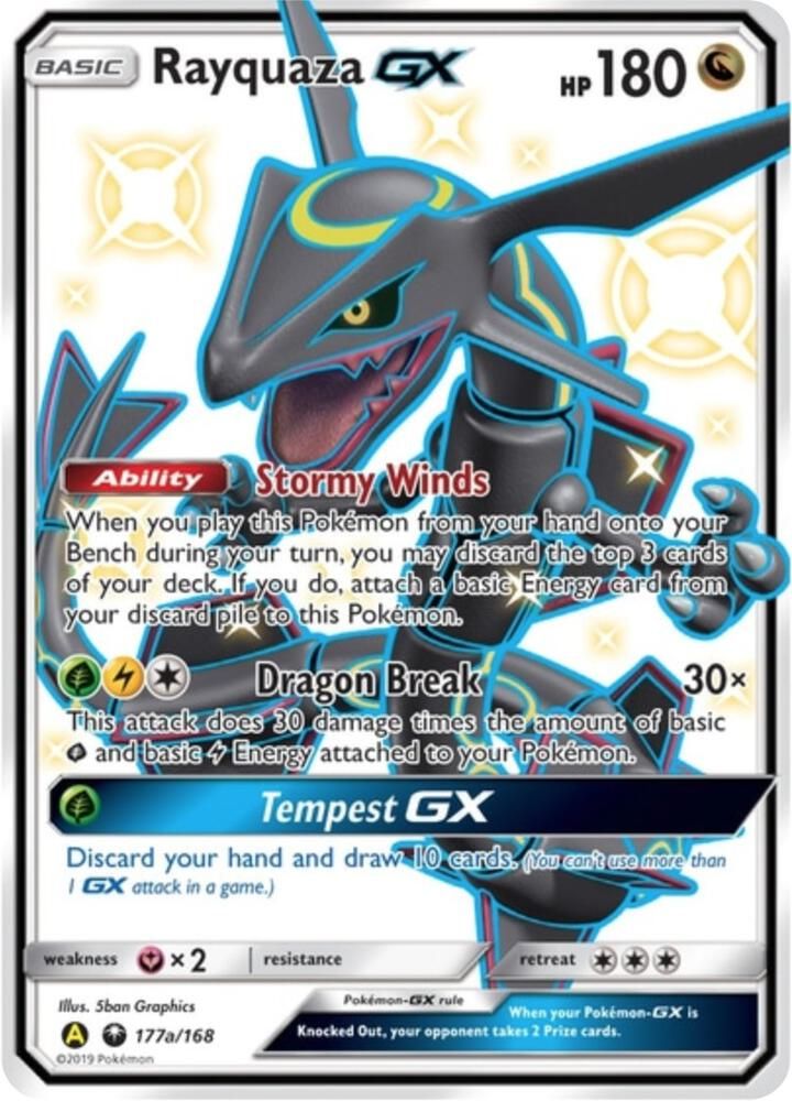 SJF Rayquaza GX - 177a/168 - Alternate Art Promos (PR)