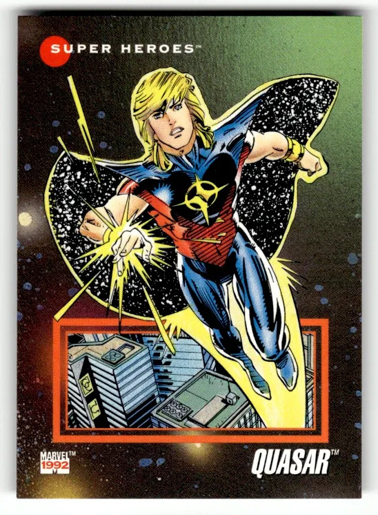 SJF Marvel Quasar 1992 Super Heroes Impel 2