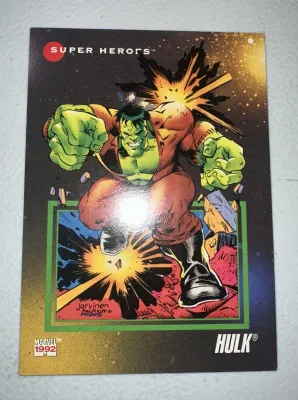 SJF Hulk - #13 1992 Impel Marvel Universe Series 3 - Super Heroes