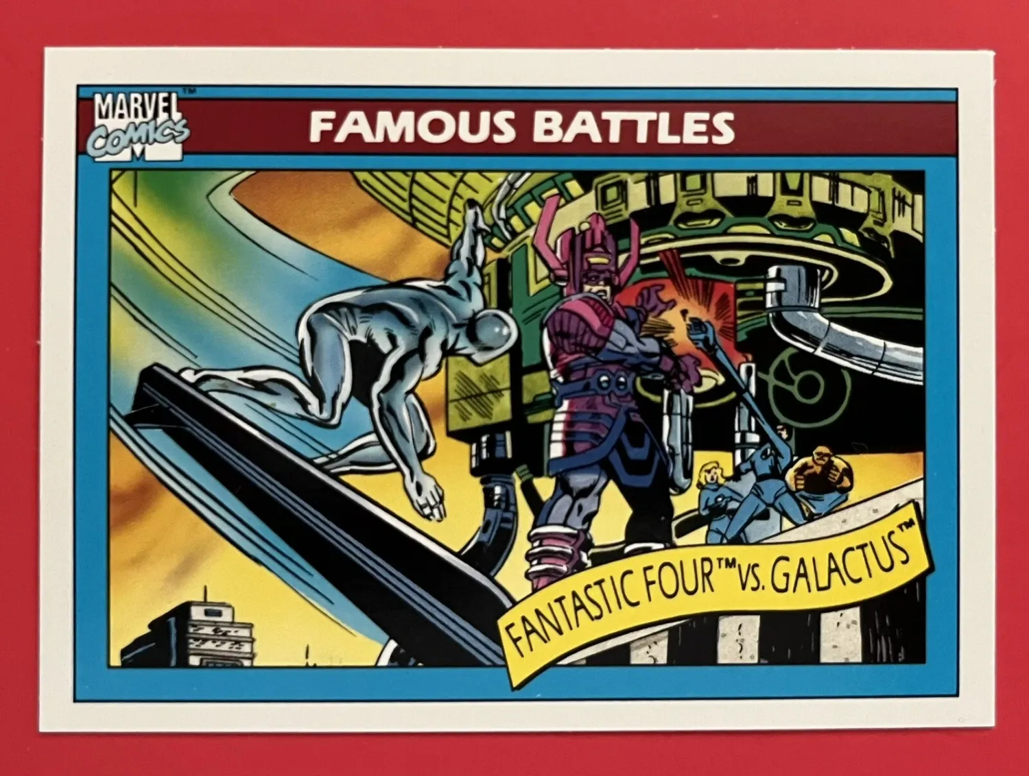 SJF Famous Battles #89- Fantastic 4 Vs. Galactus, 1990 Marvel Series 1