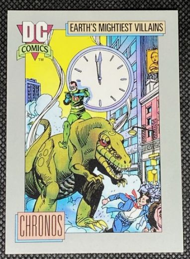 SJF Chronos Earth’s Mightiest Villains DC Comics 1991 Impel #87 Raw Trading Card