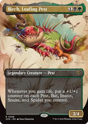 SJF Blech, Loafing Pest (Borderless) - Secrets of Strixhaven (SOS)