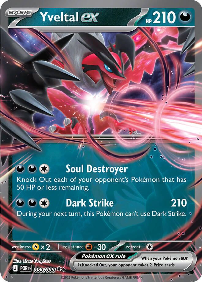 SJF Yveltal ex - 053/088 - ME03: Perfect Order (POR)