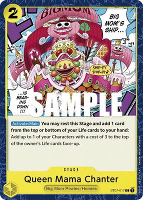 SJF Queen Mama Chanter - Starter Deck 7: Big Mom Pirates (ST-07) Starter Deck 7: Big Mom Pirates