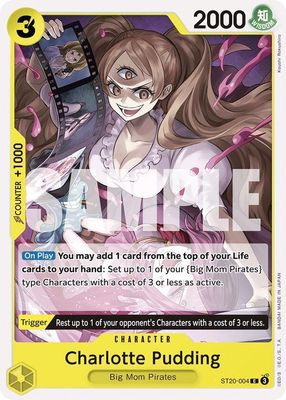SJF Charlotte Pudding (ST20-004) - Starter Deck 20: YELLOW Charlotte Katakuri (ST-20) Starter Deck 20: YELLOW Charlotte Katakuri
