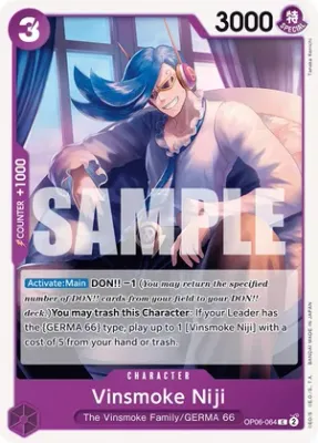 SJF Vinsmoke Niji (064) - Wings of the Captain (OP06) Wings of the Captain