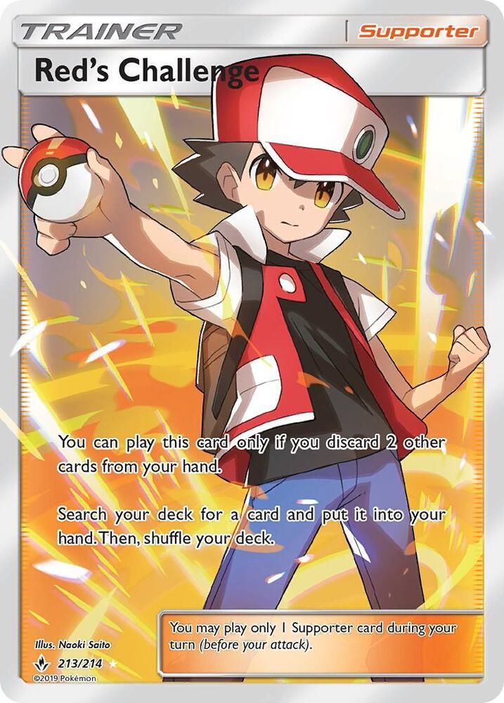 SJF Red's Challenge (Full Art) - SM - Unbroken Bonds (SM10)