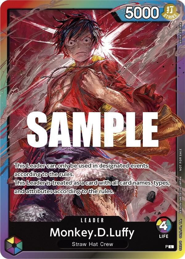 SJF Monkey.D.Luffy (Leader Pack) (Sealed Battle 2023 Vol. 1) - One Piece Promotion Cards (OP-PR)